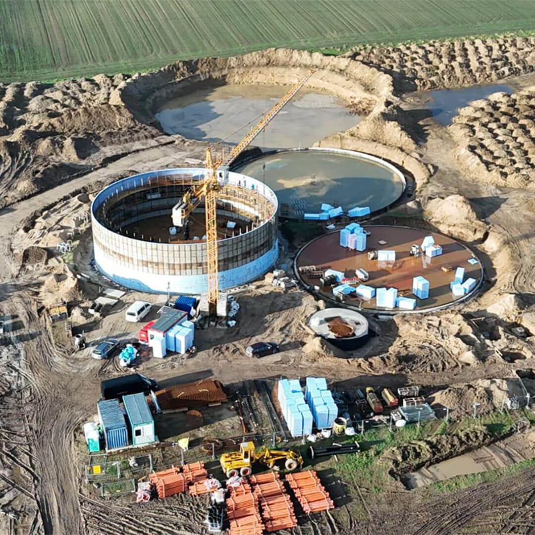 Rozwijamy zieloną energię w&nbsp;Zachodniopomorskiem – biogazownia w&nbsp;Bobolicach w&nbsp;budowie