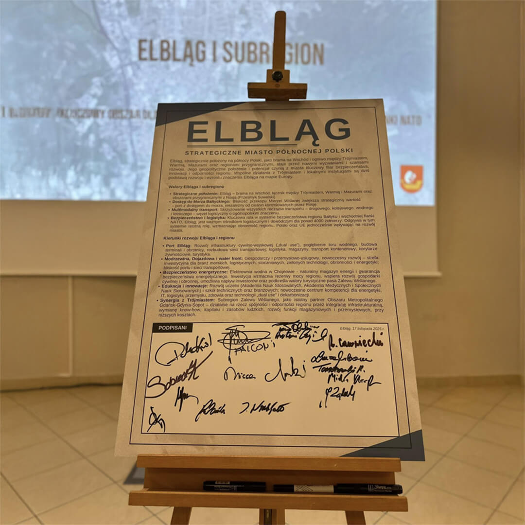 Elbląg i&nbsp;przyszłość regionu – wspólnie podpisaliśmy Pakt na&nbsp;rzecz rozwoju miasta